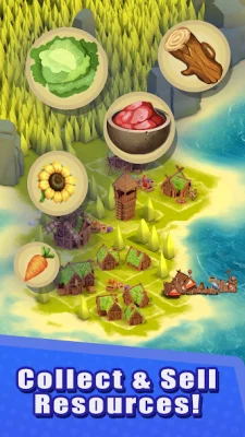 Idle Island Empire - Кликер дл screenshot №2